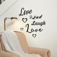 thumbnail image 5 of The Lakeside Collection Simple Saying Wall Art Sets - Live Laugh Love, 5 of 7