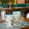 thumbnail image 3 of Yayeee Flameless Candles with Remote Flickering Battery Operated Multi Color Changing, Floral Cow, 3 of 7