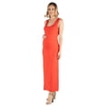 thumbnail image 3 of Maternity Scoop Neck Sleeveless Racerback Maxi Dress, 3 of 5