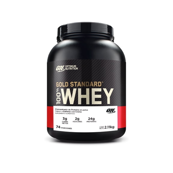 Proteína Optimum ON GS 100% Whey Galletas con Crema Bote 5 LB 2.27 kg