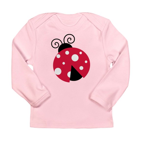 CafePress - Large Ladybug Long Sleeve T Shirt - Long Sleeve Infant T-Shirt