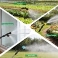 thumbnail image 5 of 2 Gallon Battery Powered Sprayer, Rechargeable Electric Sprayer with 3 Speeds, 4 Nozzles, Battery Indicator, Retractable Wand, Adjustable Padded Shoulder Straps and Storage Bag for Lawn and Garden, 5 of 9