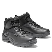 Timberland Ledge Waterproof Hiking Boots for Men Leather Lace Up Outdoor Boots Rebotl Fabric Eva Cushion Rubber Lug Outsole