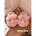 thumbnail image 2 of Bonitas pantuflas de algodón con forma de cerdo rosa para mujer, cálidas para el invierno, para niños, niñas y bebés, para el hogar, para cachorros, para hombre, 2023, 2 of 5