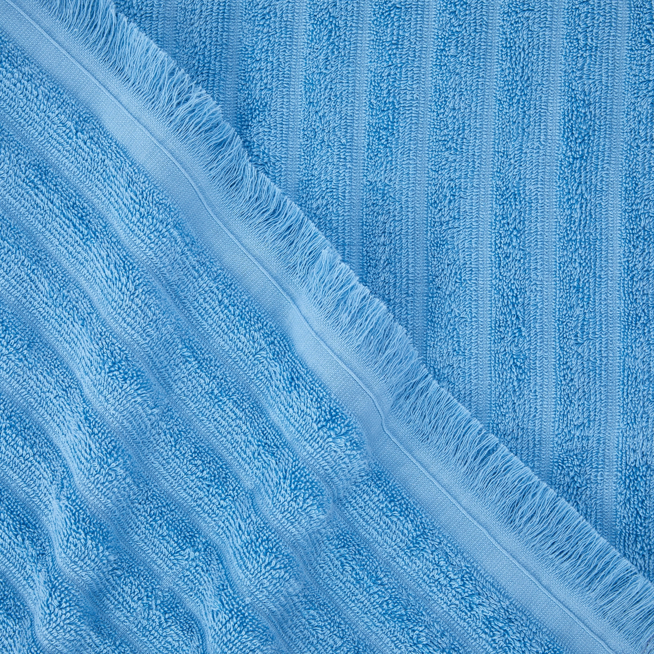 HERMES BAIN パイル地 タオル地 クッション ライトブルー Mainstays by Becky G. & Alejandra 100% Cotton Textured Bath Towel