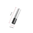 thumbnail image 4 of Soidarity Linterna LED Camping al aire libre Senderismo Super brillante Mini antorcha de mano Aleación de aluminio Luz portátil Escalada plata Soidarity OD000402-02, 4 of 6