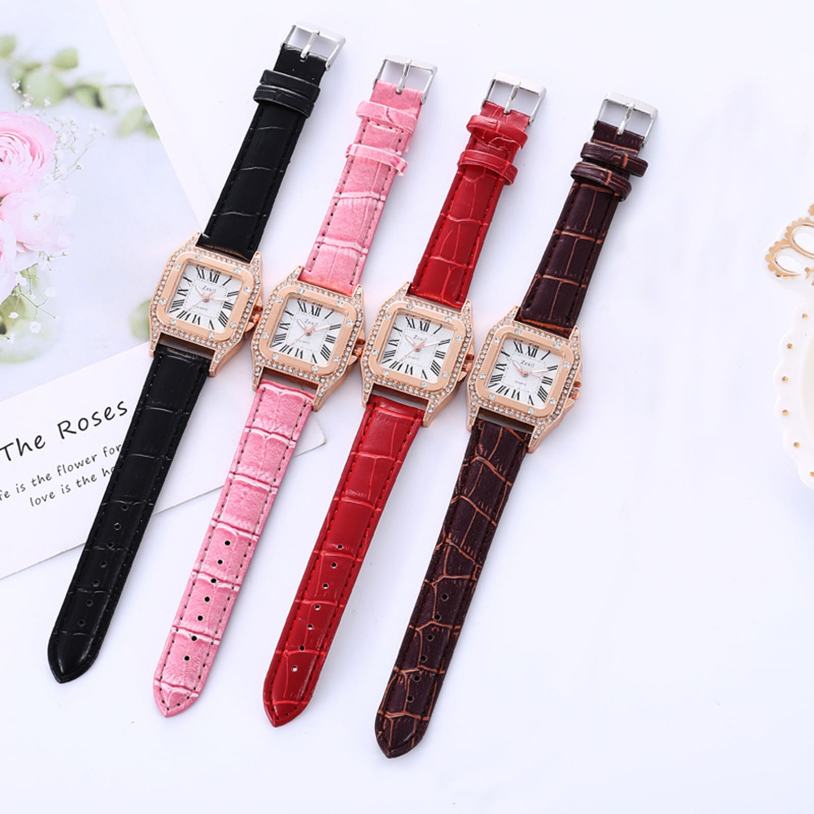 Classy watch with shop roman numerals price