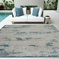 thumbnail image 5 of HR Waterproof Abstract Outdoor Rug - Stain and Fade-Resistant - Gray/Blue/Multicolor, 5 of 5