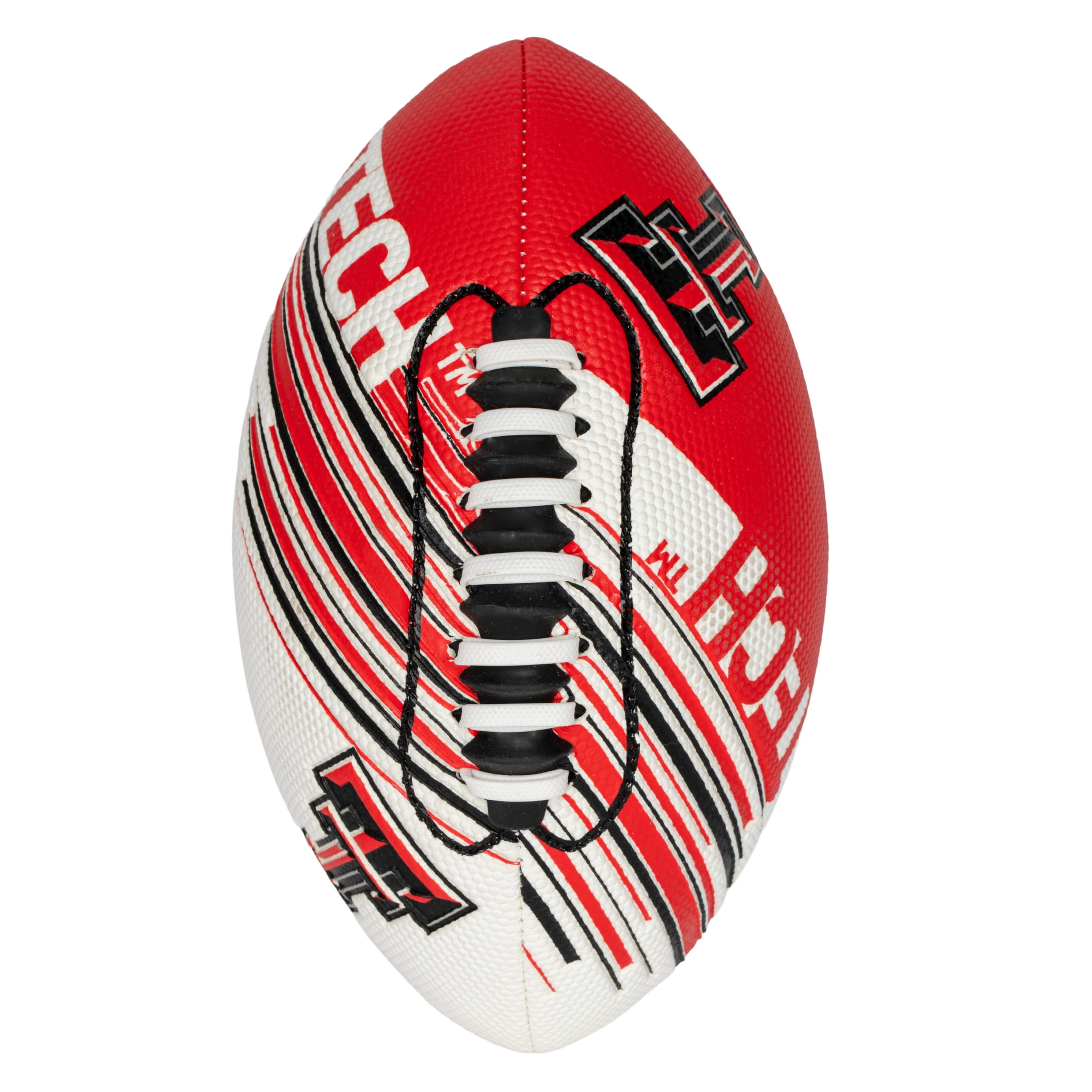 NCAA Texas Tech Red Raiders Foam Football - Youth Mini Football for Kids - 8.5" Junior Soft Foam Football - SPACELACE Easy Grip Cover - Perfect Toy Football for Kids
