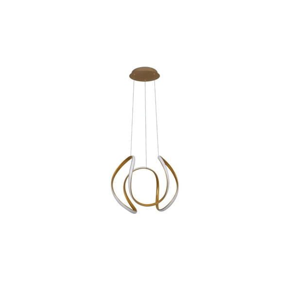 Luminario Colgante Decorativo Cityluz – 42W Oro – LED – 3000K-6000K