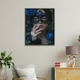 thumbnail image 4 of Paint By Numbers Kit for Adults Beginner - DIY Blue Mask Roses Elegance Mystery Canvas Painting Kits for Adults, Frameless Paint By Number for Adults for Home Wall Decor 16x20 Inch, 4 of 7