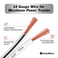 thumbnail image 2 of Cable para Bocina InstallGear Calibre 14, Cable Blanco de 152 m, 2 of 6