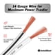 thumbnail image 2 of Cable para Bocina InstallGear Calibre 14, Cable Blanco de 152 m, 2 of 6