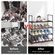 thumbnail image 3 of Zapatero Organizador de zapatos de 4 niveles / 6 niveles con 4 estantes / 6 estantes Almacenamiento Meterk 4 niveles, 3 of 6