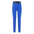 thumbnail image 3 of Mufeng Kids Boys Compression Leggings Athletic Pants Workout Sports Base Layer Leggings for Running Football Blue 12, 3 of 6