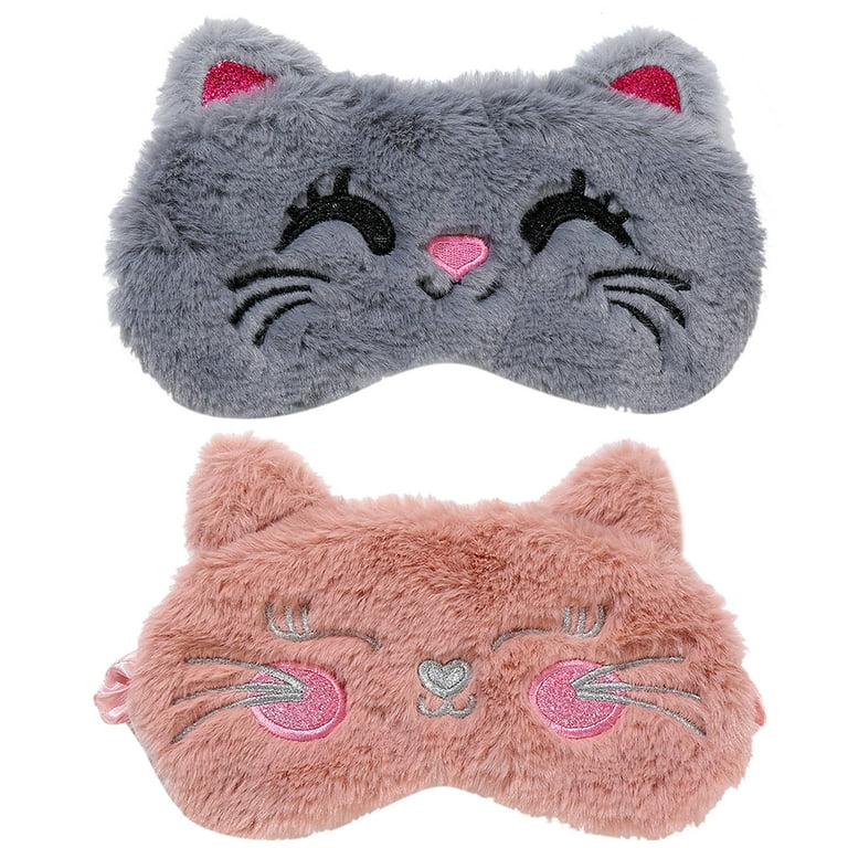 Animal Sleeping Mask Lovely Soft Eye Cover Cat Sleep Eye Mask