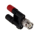 thumbnail image 2 of 1x BNC Macho Macho a Doble Hembra Coaxial Conector Poste de Enlace Baoblaze Adaptador de enchufe macho BNC, 2 of 6