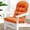 Orange, variant on Adirondack Chair Cushion, Memory Foam Outdoor Chair Cushion, Waterproof Thick High Back Patio Rocking Chair Pad Seat Cushion Replacement (Red)