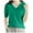 Green, variant on Essentials Women's Sweater Solid Basic Casual Short Sleeve V Neck Knitted Work Business Warm Sweaters