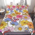 thumbnail image 1 of HAHDAXIA Sunflower Pattern Bedding Solid Comforter Set for All Seasons,3 Pieces(1 Comforter+2 Pillowcases),Soft Microfiber Bedding Set Twin(86"x70"), 1 of 7