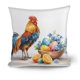 thumbnail image 1 of Uuiauoio Easter Pillow Covers 17.32x17.32 inches Set of 1 Easter Throw Pillow Covers with Eggs Spring Home Decor Pillowcase Square Cushion Covers for Sofa Bed Couch, 1 of 6