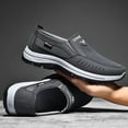 thumbnail image 2 of CANEMON Men's Slip-on Mesh Walking Shoes, Breathable Comfortable Casual Outdoor Hiking Sneakers, 2 of 6