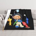 thumbnail image 1 of Manta de aire acondicionado Pikmin, manta de felpa de franela suave, manta de cama, manta de sofá para adolescentes, niños, niñas, niños, hombres, mujeres, 1 of 8