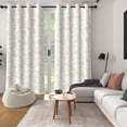thumbnail image 4 of Lfeey Watercolor Floral Blackout Curtains for Bedroom, Thermal Insulated Grommet Window Drapes,Beige, 42 x 96 Inch, 2 Panels, 4 of 7