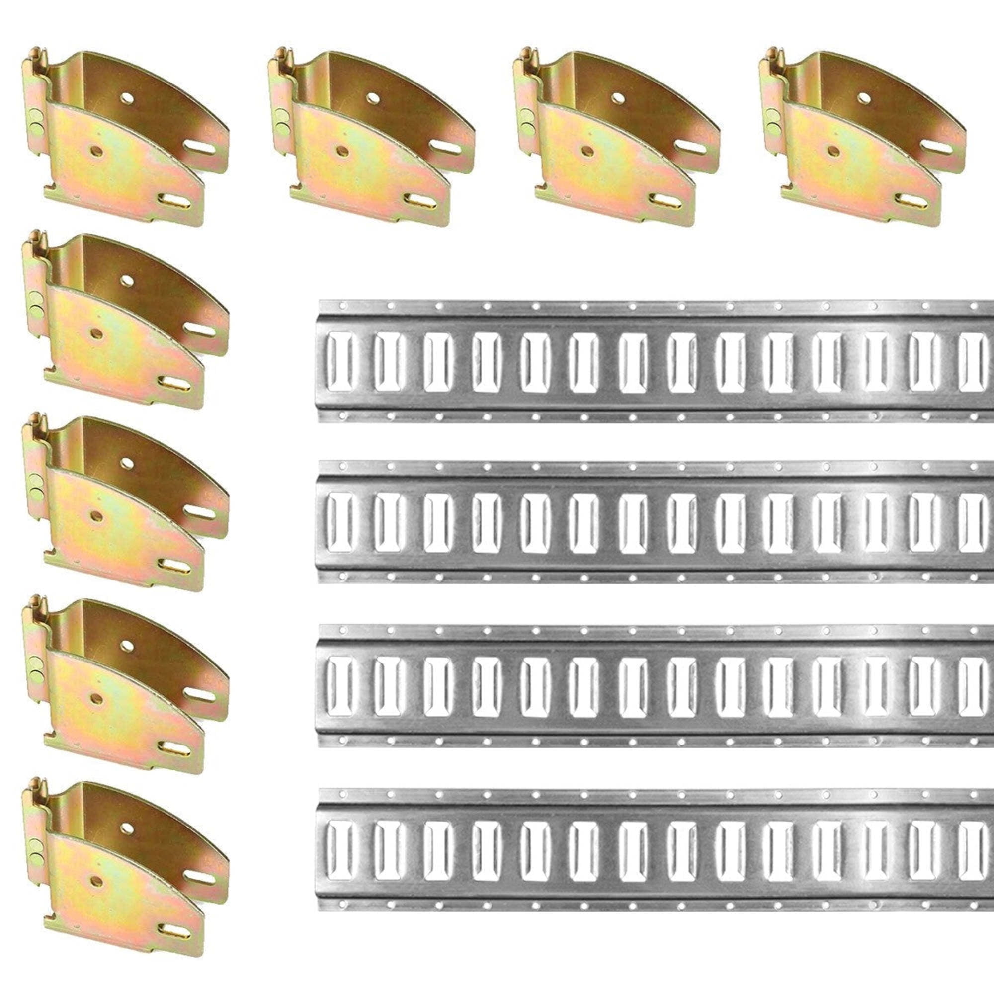 DC Cargo Mall E Track Shelving Kit 12 Pieces 5 ft Galvanized E Track