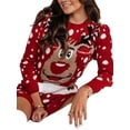 thumbnail image 4 of Gvmfive Women Long Sleeve Print Sweater Jumper Dress Christmas Xmas Party Evening Mini Dresses, 4 of 5