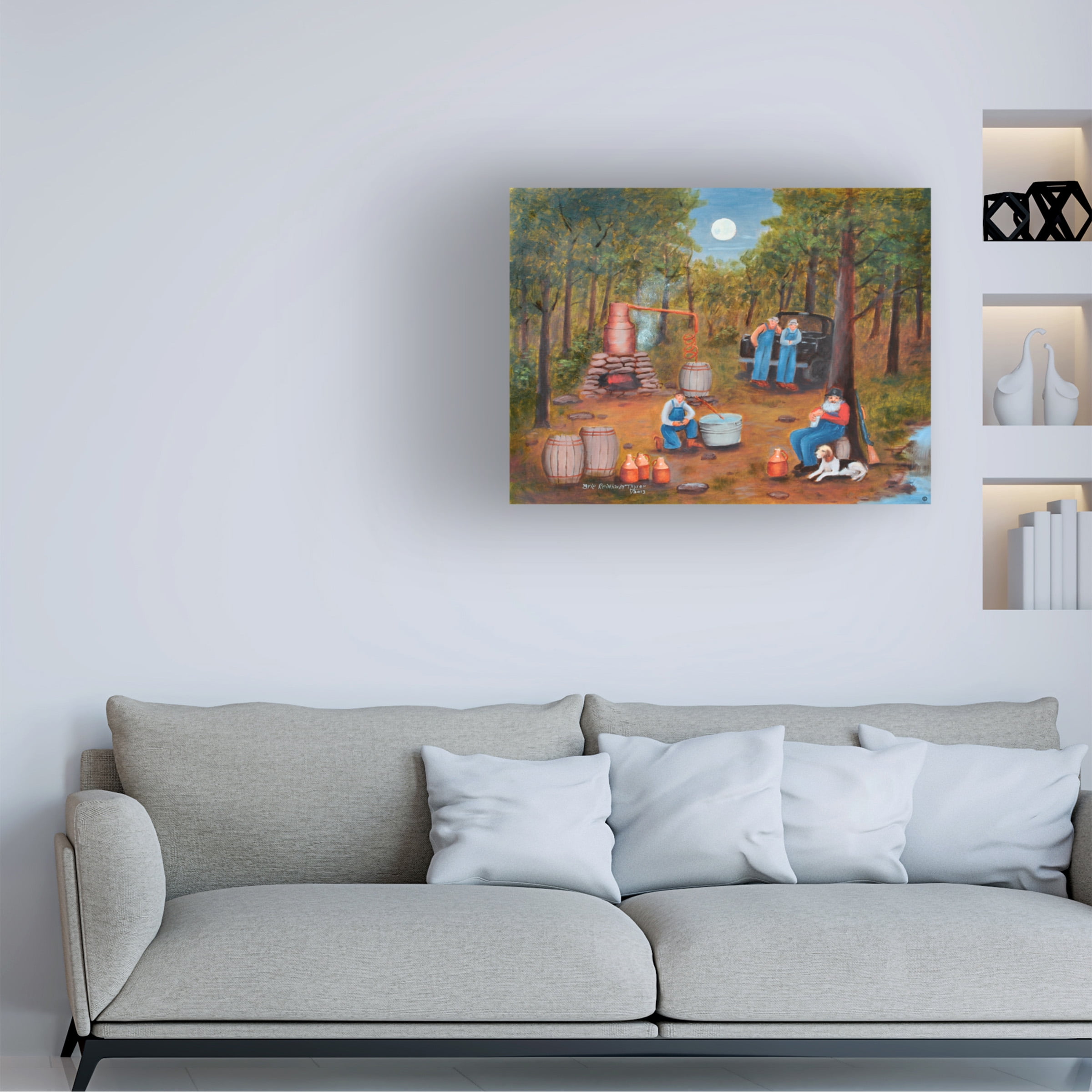 Trademark Fine Art 'Moonshine Run' Canvas Art by Arie Reinhardt Taylor