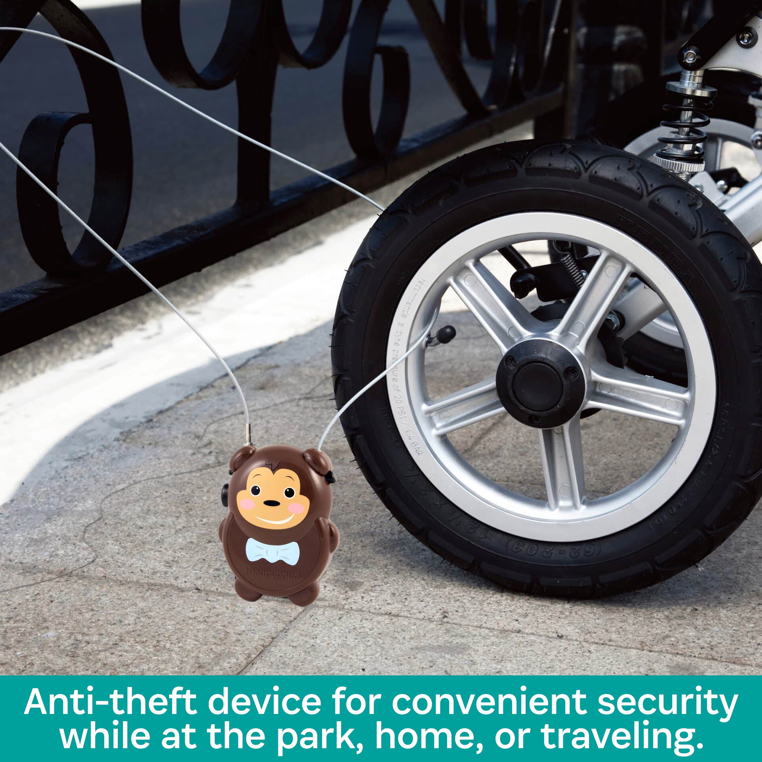 BuggyGuard Stroller Lock - Monkey
