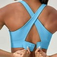 thumbnail image 5 of High-Performance Women's Sports Bras Breathable Padded Cups V Neck Back Design Fitness Tank Tops for Active Living, 5 of 5