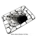 thumbnail image 3 of 2026 New 3D Hole Rug 60cm×40cm, 3D Holes Illusion Rug,Rugs That Look Like A Hole,Trap Optical Illusion Bottomless Non-Slip Doormat,as Test & Game with Your Cat Dog,for Decorating Doorways, 3 of 3