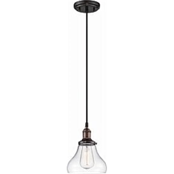 Nuvo 60-5503 - Vintage - 1 Light Pendant w/Clear Glass - Vintage Lamp Included