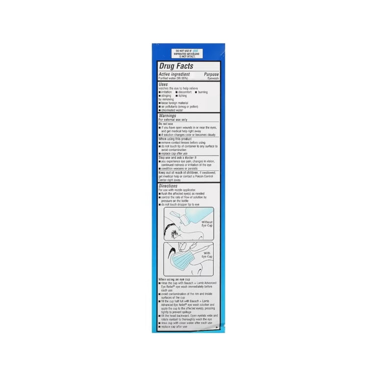 Bausch + Lomb Advanced Eye Relief Wash, 4oz, 2-Pack photo 4