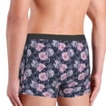 thumbnail image 3 of Disketp Flowers Men's Boxer Briefs,Soft and Breathable Cotton Underwear with ComfortFlex Waistband, 3 of 7