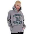 thumbnail image 3 of United States Navy Eagle Anchor Logo Hoodie Sweatshirt Women Men Brisco Brands S, 3 of 6