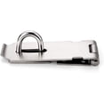 thumbnail image 2 of Pestillo de seguridad para puerta de 3 pulgadas, de acero inoxidable, con tornillos, acabado cepillado, 2 unidades (3 pulgadas), 2 of 5
