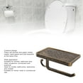 thumbnail image 3 of Toilet Tissue Rack, Toilet Paper Holder with Shelf, Aluminum Paper Rack with Mobile Phone Storage Rack, Wall Mounted, for Kitchen Bathroom, 3 of 7