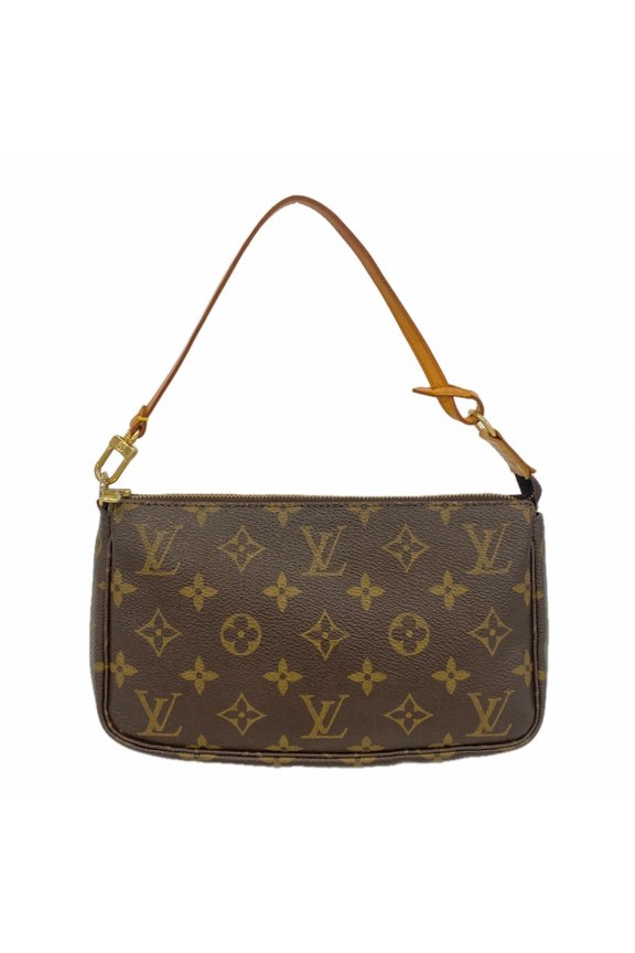 Pre-Owned Louis Vuitton Monogram Pochette Accessoires M51980 Brown Women's Bag/Pouch