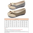 thumbnail image 2 of Innerwin Ladies Flats Slip On Loafers Bow Tie Anti-Slip Pumps Round Toe Wedding Black 8.5, 2 of 5