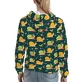 thumbnail image 7 of Salouo Snails And Butterfies Pattern Hoodie Sweatshirts for Women, Autumn Pullover Hoodie Workout Sweat Women's Long Sleeve Preppy Sweatshirts-Small, 7 of 7