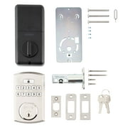 Brinks Electronic Keypad Single Cylinder Deadbolt Lock with Pro-Guard, Satin Nickel Finish
