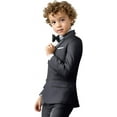 thumbnail image 6 of Boys Suit Set Formal Dress Shirt with BowTie Vest Pants Toddler Boy Tuxedo Suits, 6 of 13