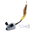 thumbnail image 2 of Visland 1 Set Chat Jouet Rechargeable LED Simulation Souris Jouet Réaliste Mouse en Mouvement avec Plume Queue Animaux de Compagnie Fournitures, 2 of 7