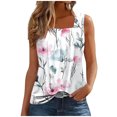 thumbnail image 2 of iHengLiXing Summer Dresses for Women 2025 Plus Size Tank Tops for Women Dressy Casual Women's Pinted Sleeveless T-shirt Loose XXL, 2 of 6