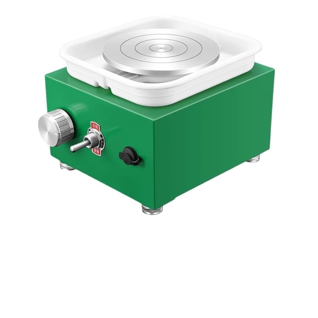 Mini Pottery Wheel Machine with Turntable+Sculpting Kit, Electric Pottery Wheel Ceramic Clay Tool Poterie Pottery Equipment
