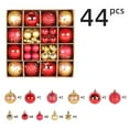 thumbnail image 2 of Christmas Ornament Set, 44-Pack Combination of Decorative Hanging Balls for a Full and Lush Tree, 2 of 6