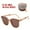 Brown, variant on FADAACAI Sunglasses Womens Trendy Sunglasses for Women Man Polarized Foldable Round Chic Retro Sun Glasses Sunglasses Womens Trendy Oversized Sunglasses Womens Clearance！